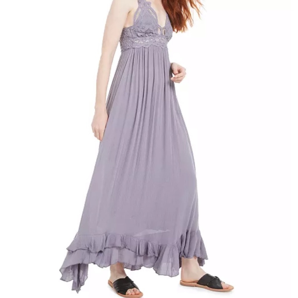 Free People | Adella Lace Maxi Dress | NWOT